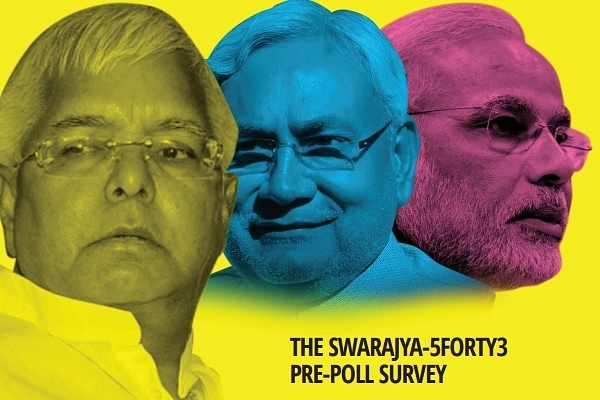 Swarajya-5Forty3 Pre-Poll Survey: Neck To Neck In Bihar