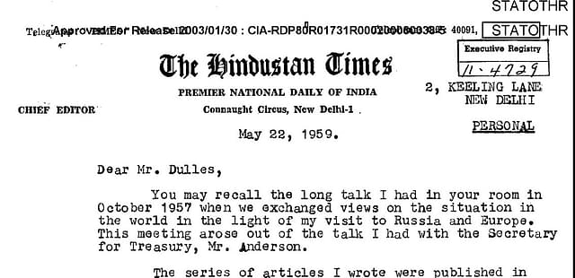 Was HT Editor Of 1950-60s A CIA Spy?