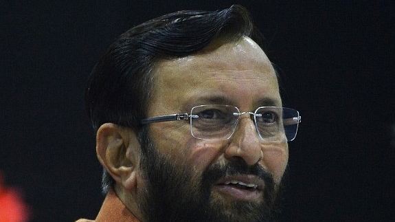 Prakash Javadekar, Indian Union Minister for Human Resource Development (AFP PHOTO / CHANDAN KHANNA)