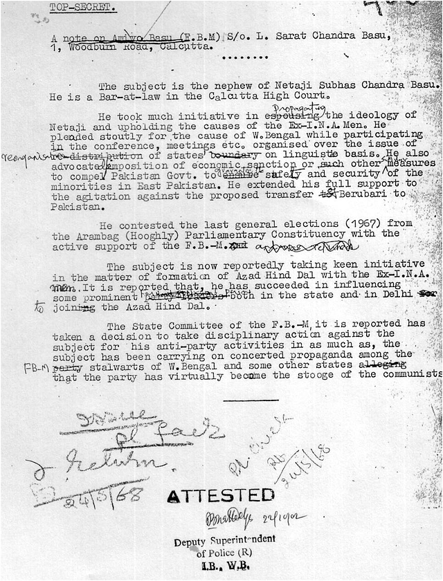 Why Did the Government Spy on Netaji’s Kin for More Than Two Decades?