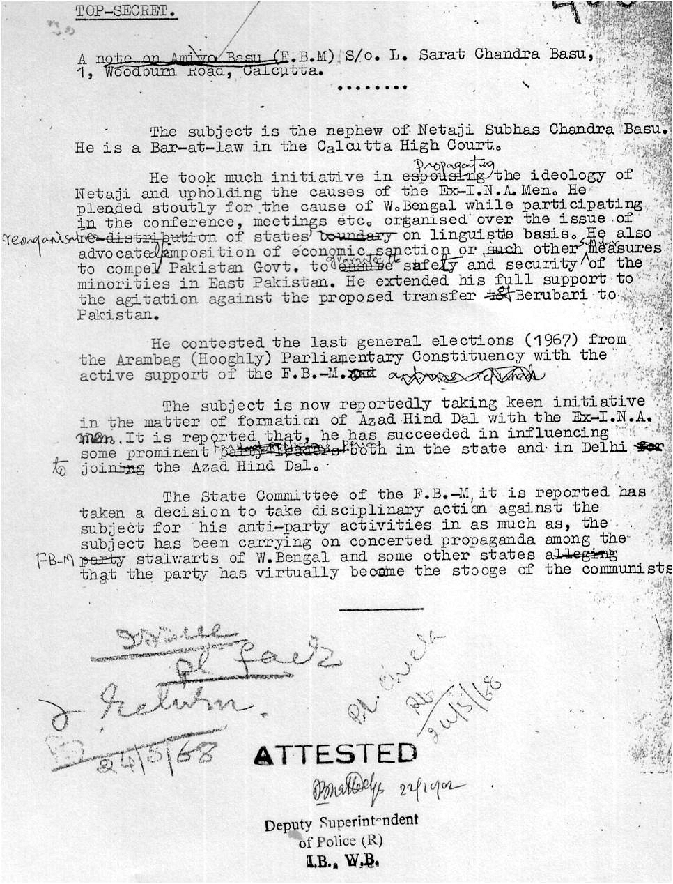 Why Did the Government Spy on Netaji’s Kin for More Than Two Decades?