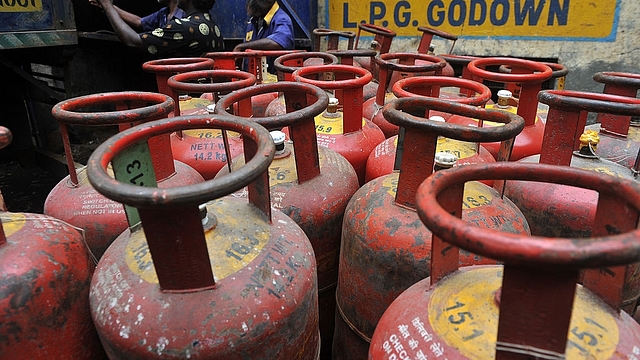 LPG Cylinders (INDRANIL MUKHERJEE/AFP/GettyImages)