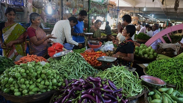  A vegetable market