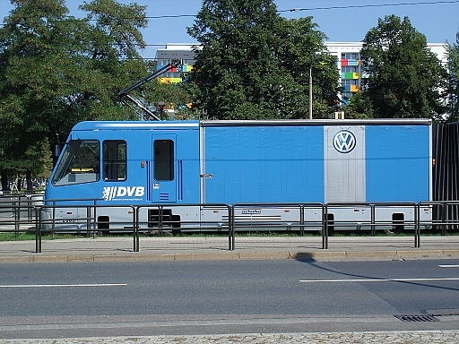 CarGo Tram in Dresden . (Wikimedia Commons/kaffeeeinstein)