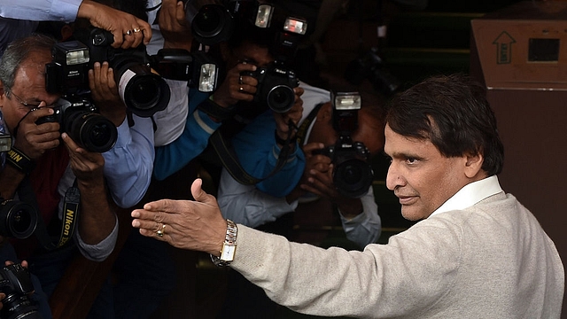 Railway Minster Suresh Prabhu (PRAKASH SINGH/AFP/Getty Images)