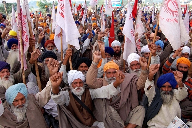 Farmers protesting against new farm laws. (Representative image)