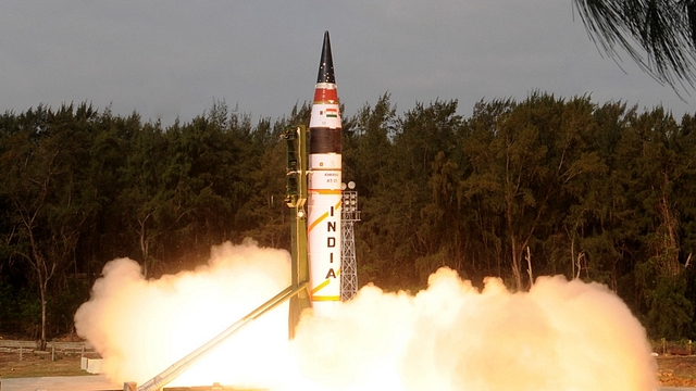 The Agni missile.