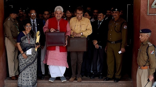 Prabhu and Manoj Sinha in 2015 budget