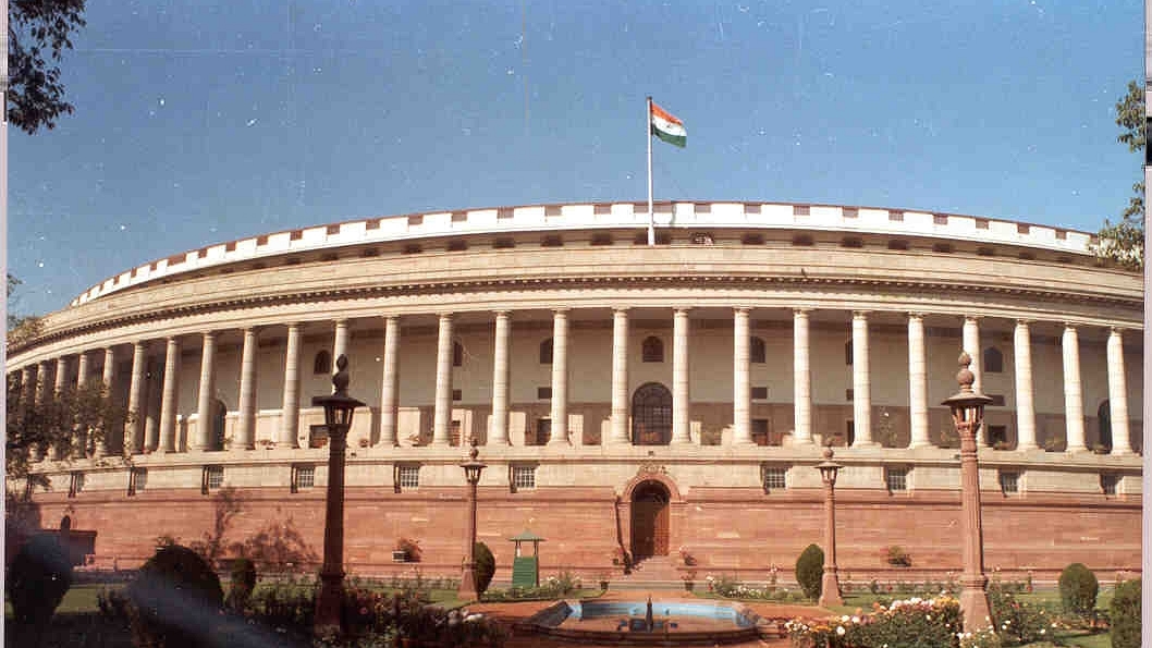 The Indian Parliament.