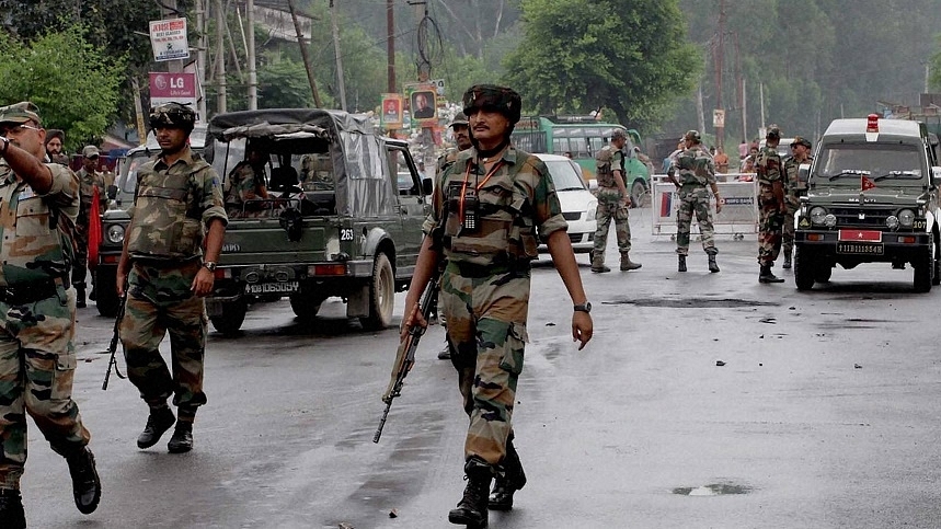 Indian Army In Kashmir.