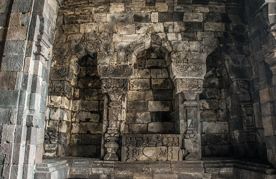 Main chamber where the bronze statue of Manjushri is missing