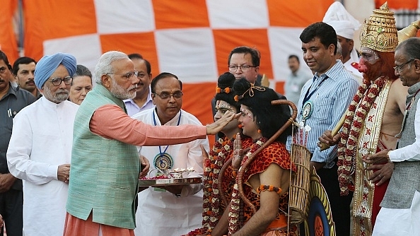 Mr. Modi at Doing “Tilak”/Getty Images