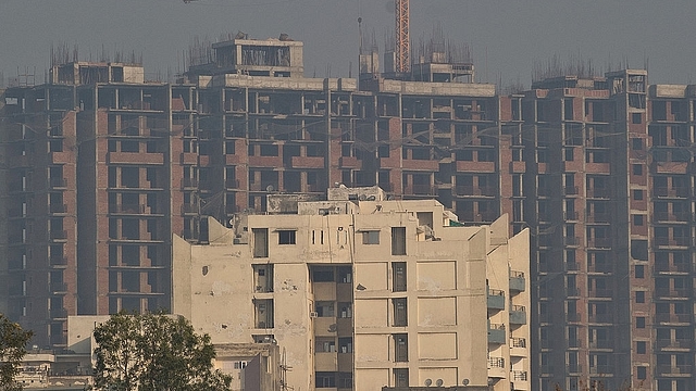 Buildings in urban India. (PRAKASH SINGH/AFP/Getty Images)