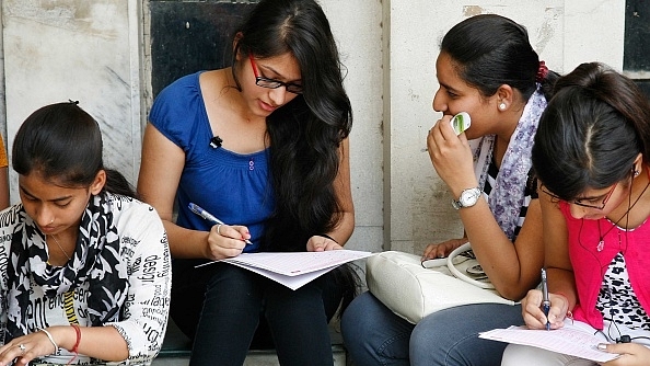 Students at Delhi University.