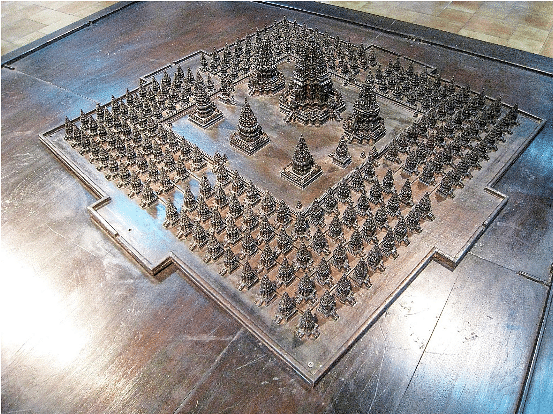 Arrangement of Prambanan temple complex - Photo Credit - From Wikipedia