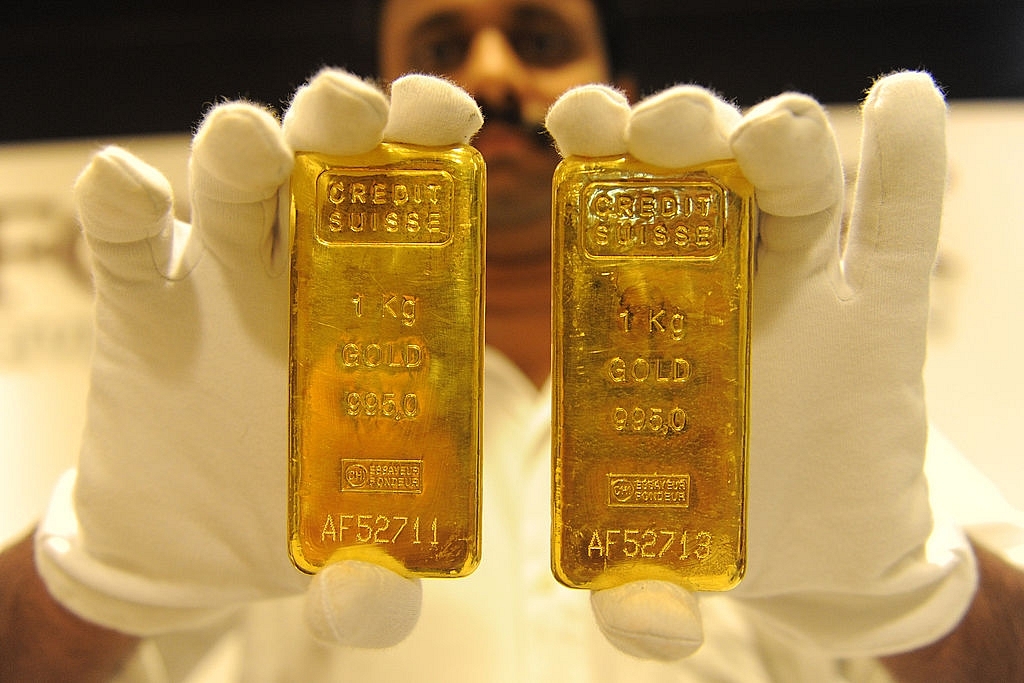 Gold bars, India (SAM PANTHAKY/AFP/Getty Images)