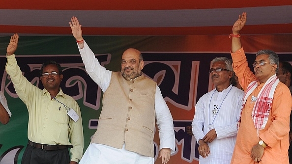 Amit Shah campaigns in West Bengal (Subhankar Chakraborty/Hindustan Times via Getty Images)