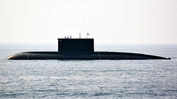 An Indian Navy submarine. (STR/AFP/GettyImages)