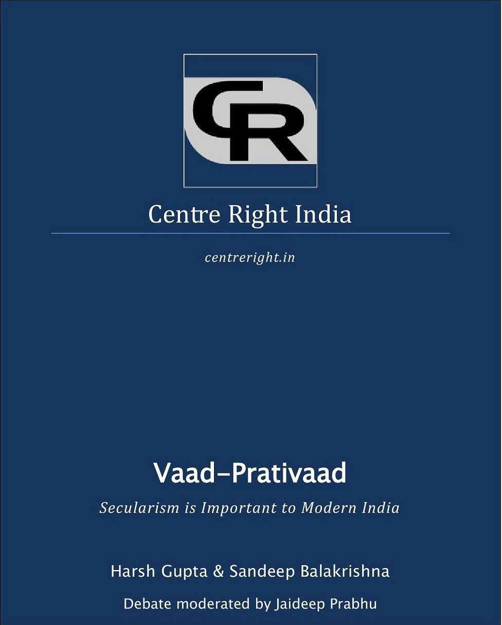 The Vaad-Prativaad Series : Secularism is Important to Modern India 