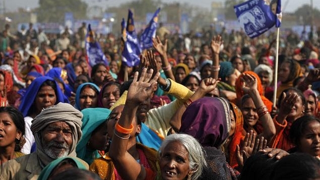 Dalits in a rally.