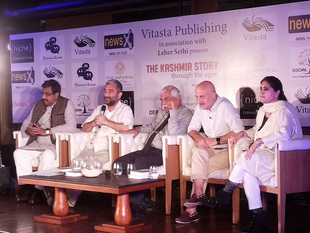 
Ram
 Madhav during the book launch function held in the capital on 18 April.

