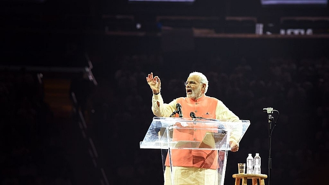 Modi at Madison Square Garden, New York (DON EMMERT/AFP/Getty Images)