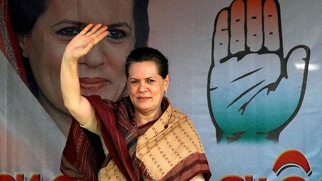 

Sonia Gandhi at a Congress rally (STR/AFP/Getty Images)