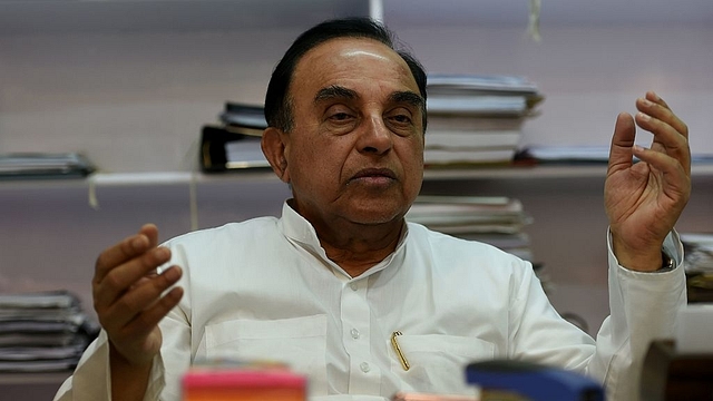 Subramanian Swamy. (MONEY SHARMA/AFP/Getty Images)