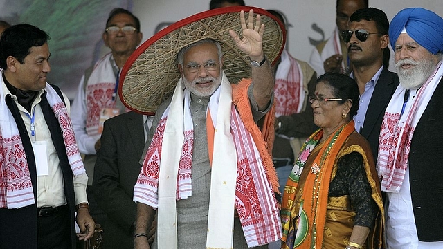 BJP Narendra Modi in Assam (BIJU BORO/AFP/Getty Images)