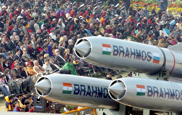 BrahMos cruise missiles (EMMANUEL DUNAND/AFP/Getty Images)&nbsp;