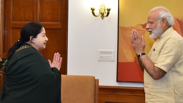 Tamil Nadu CM Jayalalithaa meets PM Narendra Modi&nbsp;