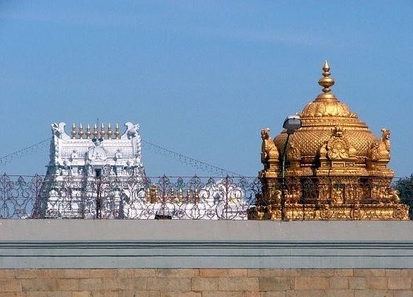 Gopurams of Tirumala Venkateswara Temple.