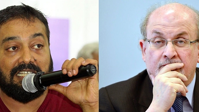 Kashyap (L) and Rushdie (R)&nbsp;