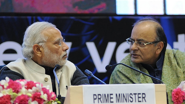 Narendra Modi and Arun Jaitley (STRDEL/AFP/Getty Images)&nbsp;