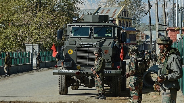 Security forces in Anantnag (TAUSEEF MUSTAFA/AFP/Getty Images)&nbsp;