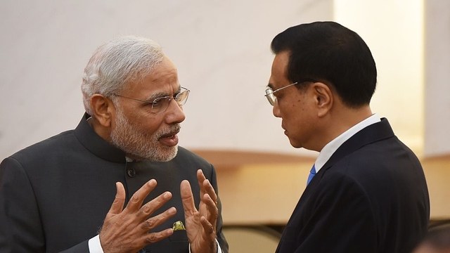 PM Modi with Chinese Premier