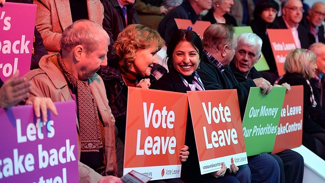 A “Leave” rally (OLI SCARFF/AFP/Getty Images)