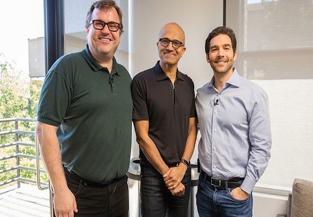 Satya nadella Jeff Weiner