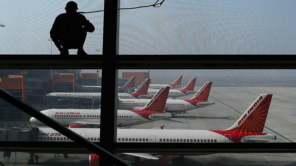 The Delhi airport.
(Photo credit: Andrew Caballero-Reynolds/AFP/Getty Images)