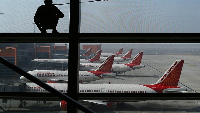 The Delhi airport.
(Photo credit: Andrew Caballero-Reynolds/AFP/Getty Images)