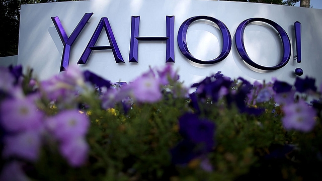  A sign is displayed in front of the
Yahoo! headquarters in Sunnyvale, California. Photo credit: Justin
Sullivan/GettyImages