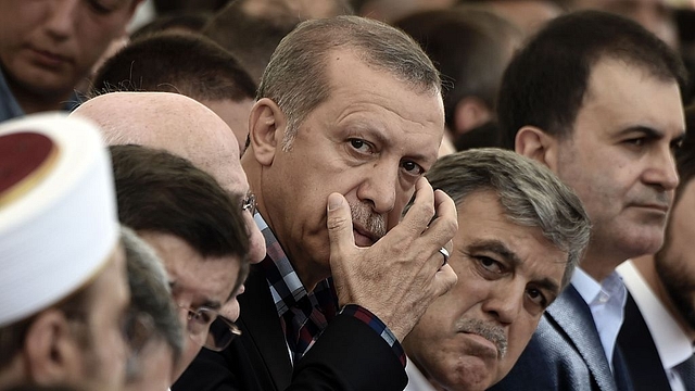 Turkey’s President Erdogan (ARIS MESSINIS/AFP/Getty Images) 