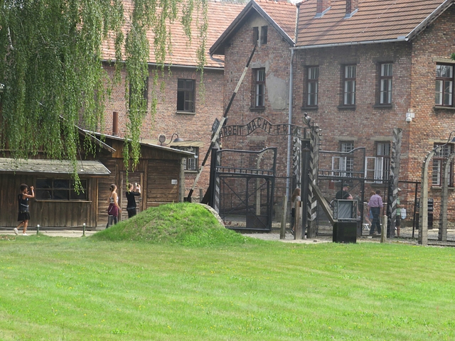 

“Arbeit Macht Frei” slogan is displayed at the entrance of Auschwitz and other labour camps.