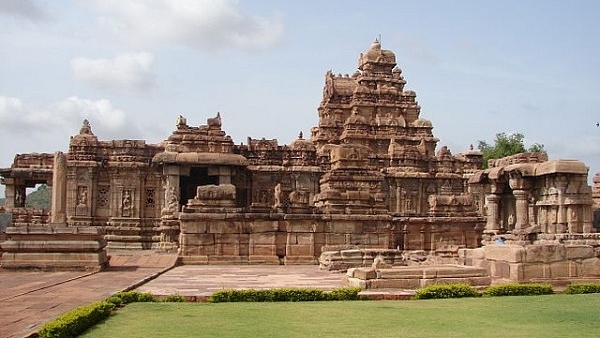 The Virupaksha temple (originally called Lokesvara temple) at Pattadakal in Karnataka (Dineshkannambadi/Wikimedia Commons)