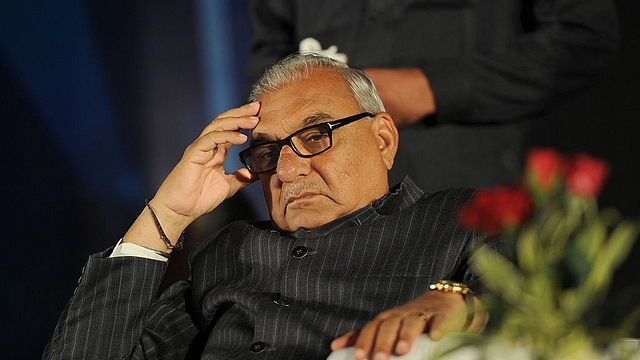 Former Haryana CM Bhupinder Singh Hooda AFP PHOTO/SAJJAD HUSSAIN (Photo credit should read SAJJAD HUSSAIN/AFP/Getty Images)