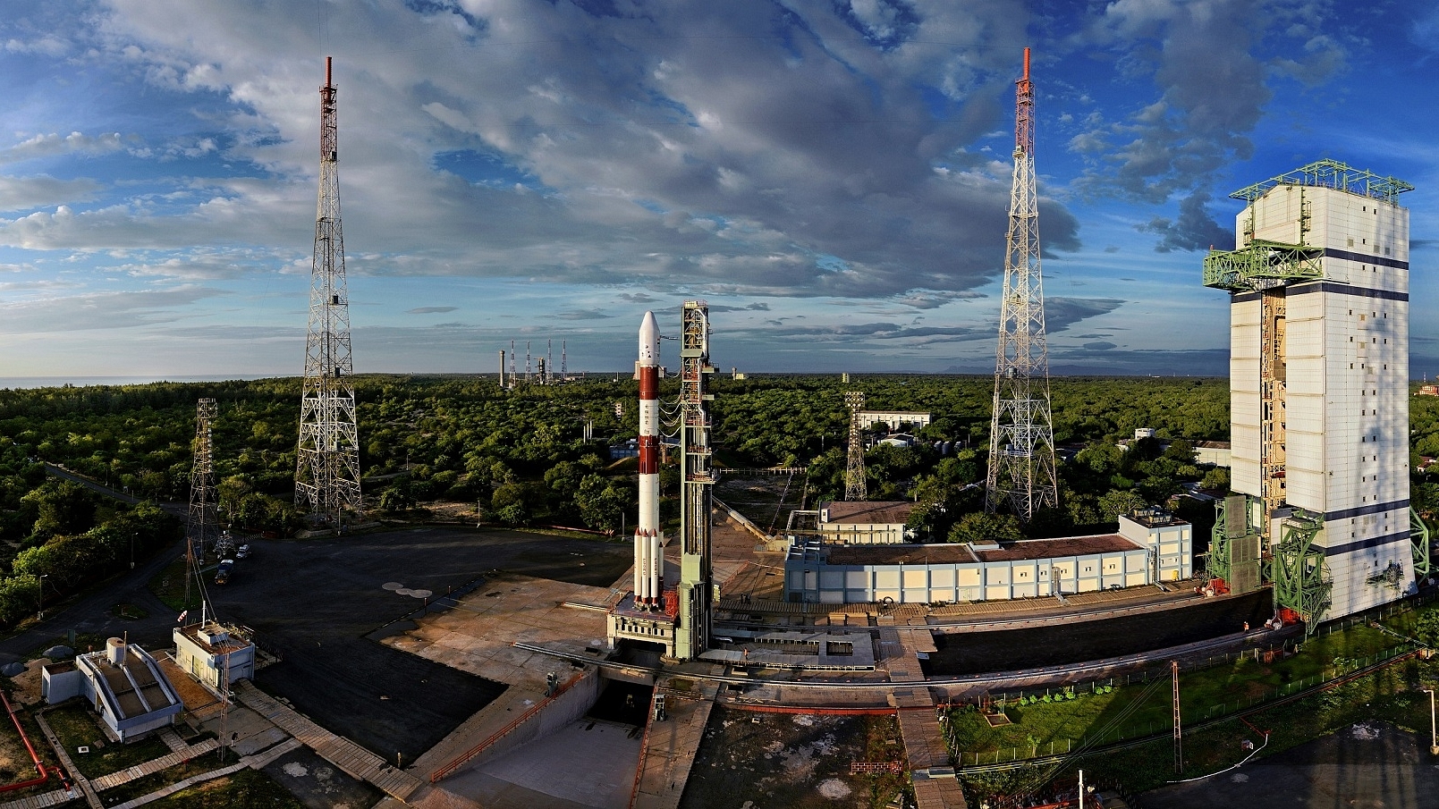 The Sriharikota launch pad. Photo credit: ISRO