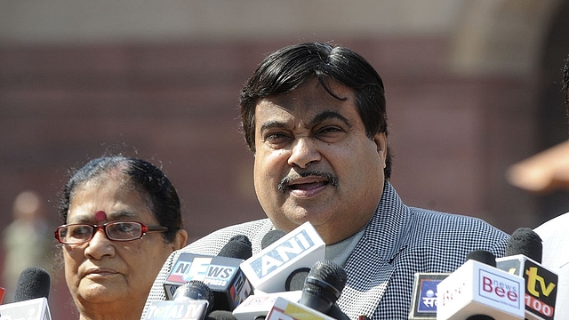 Nitin Gadkari. Photo credit should read RAVEENDRAN/AFP/Getty
Images)