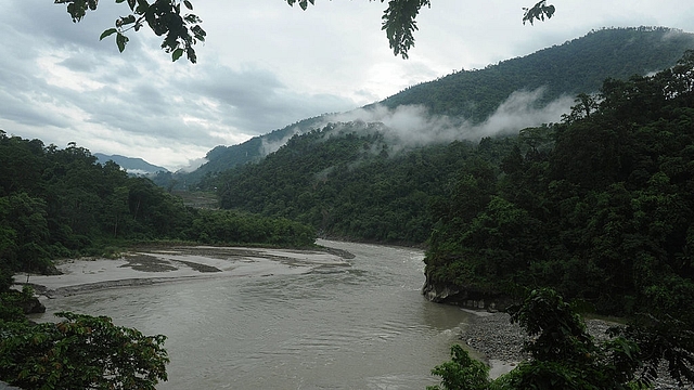 The Teesta river. Photo
credit: DIPTENDU DUTTA/AFP/GettyImages