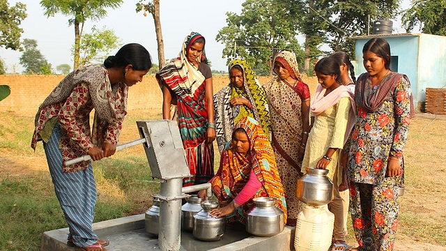 Women in a village in Maharashtra.&nbsp;