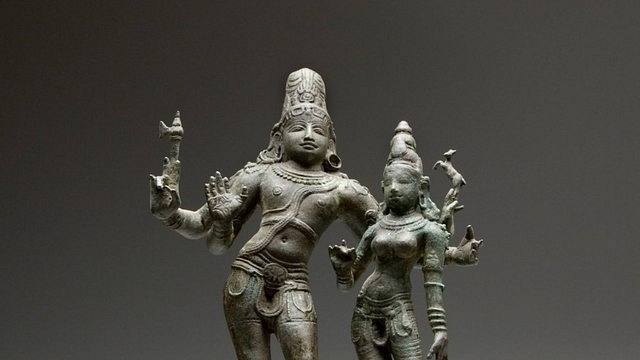 One of the plundered valuables: Vishnu with Lakshmi&nbsp;